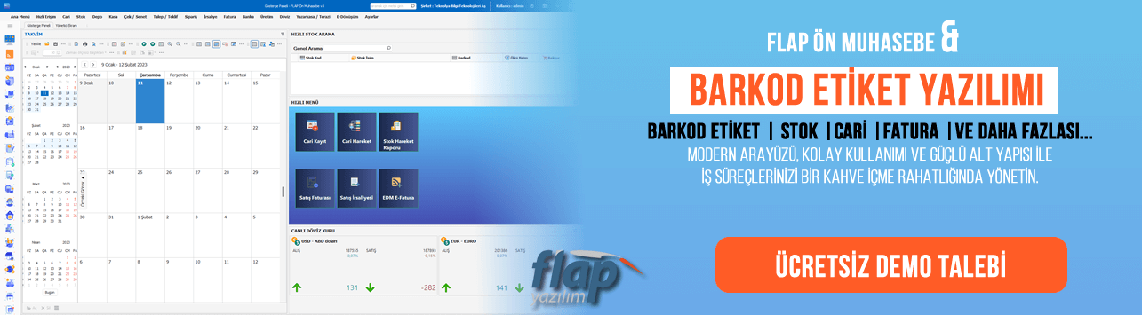 FLAP YAZILIM BARKOD PROGRAMI